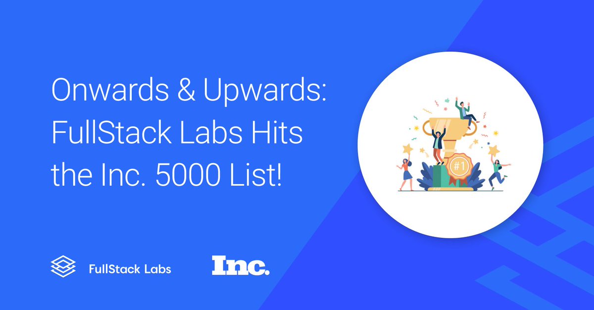 FullStack_Labs's tweet photo. 🎉 Big News! #FullStackLabs lands spot #970 on the #Inc5000 list of America's fastest-growing companies! Grateful for our team's dedication and our clients' trust. Here's to more growth and innovation! 🚀 #Growth #Innovation https://t.co/ocWgRFDNqD