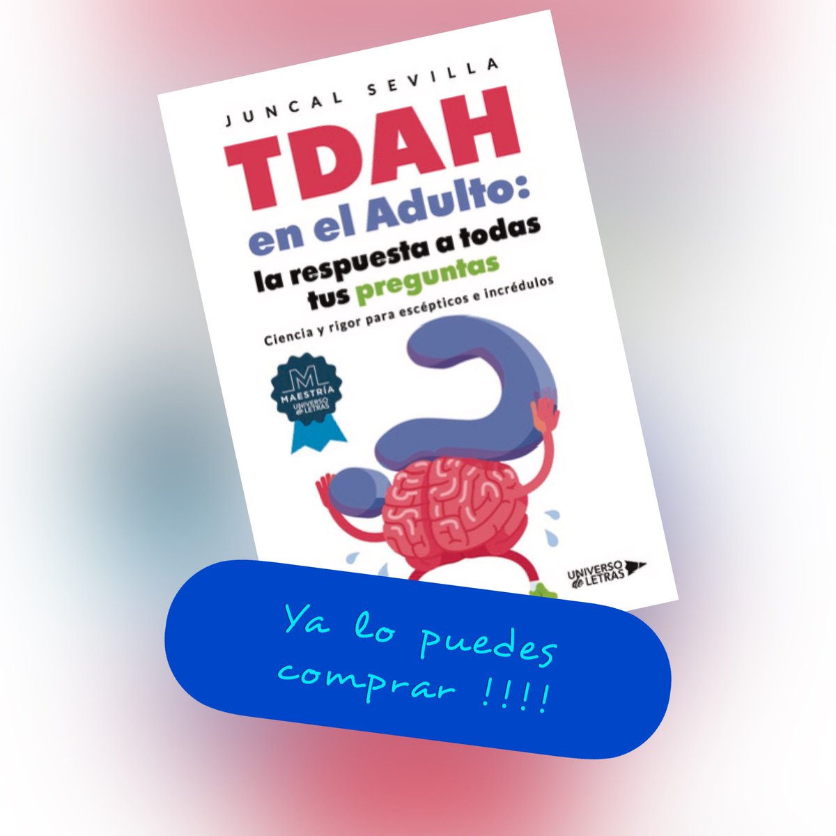 DraJuncal's tweet photo. Ya está disponible la primera edición !!!! 
Desde el enlace 🔗 del perfil ya te lo puedes llevar a casa 📕.
Con el sello Maestría que nos permitirá llegar mucho más lejos ! 🌏 y en poco tiempo en todas las plataformas de venta… https://t.co/dqL9s4gPJq