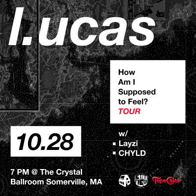 get2thegigbos's tweet photo. @pronouncedlucas releases his album soon and we're celebrating at @CrystalSville on Halloween weekend with @notlayzi and @chyldchyld 💥💥💥

Get yer freakin tickets and get to the freakin GIG! 
https://t.co/JU3YQpijJE @TopoChicoUSA https://t.co/r1im9GyDaz