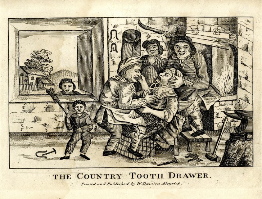 Edward G. Miner Library (@minerlibrary) on Twitter photo A little gem from Minerâs History of Medicine Section: âThe Country Tooth Drawer,â 19th c. stereotyped engraving by William Davison. đŠ·đ A little gem from Minerâs History of Medicine Section: âThe Country Tooth Drawer,â 19th c. stereotyped engraving by William Davison. đŠ·đ
