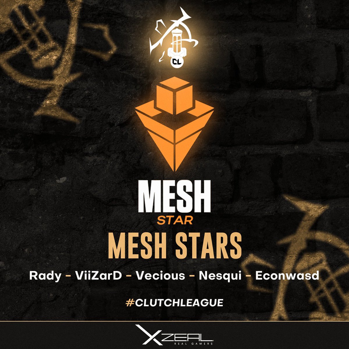 Anomaly_Arena's tweet image. Mesh Stars estará presente en nuestra segunda edición de la Clutch League 🔥

Bienvenidos! 🫶🏼

¡Ya cada vez quedan menos equipos por presentar! ¿Listos para terminar de conocerlos?
