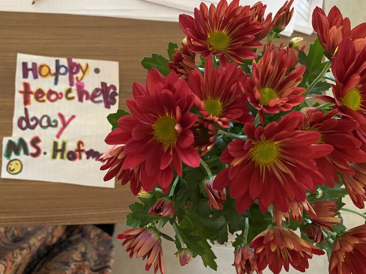 What a lovely way to start my day this morning 🥰 #NationalTeachersDay