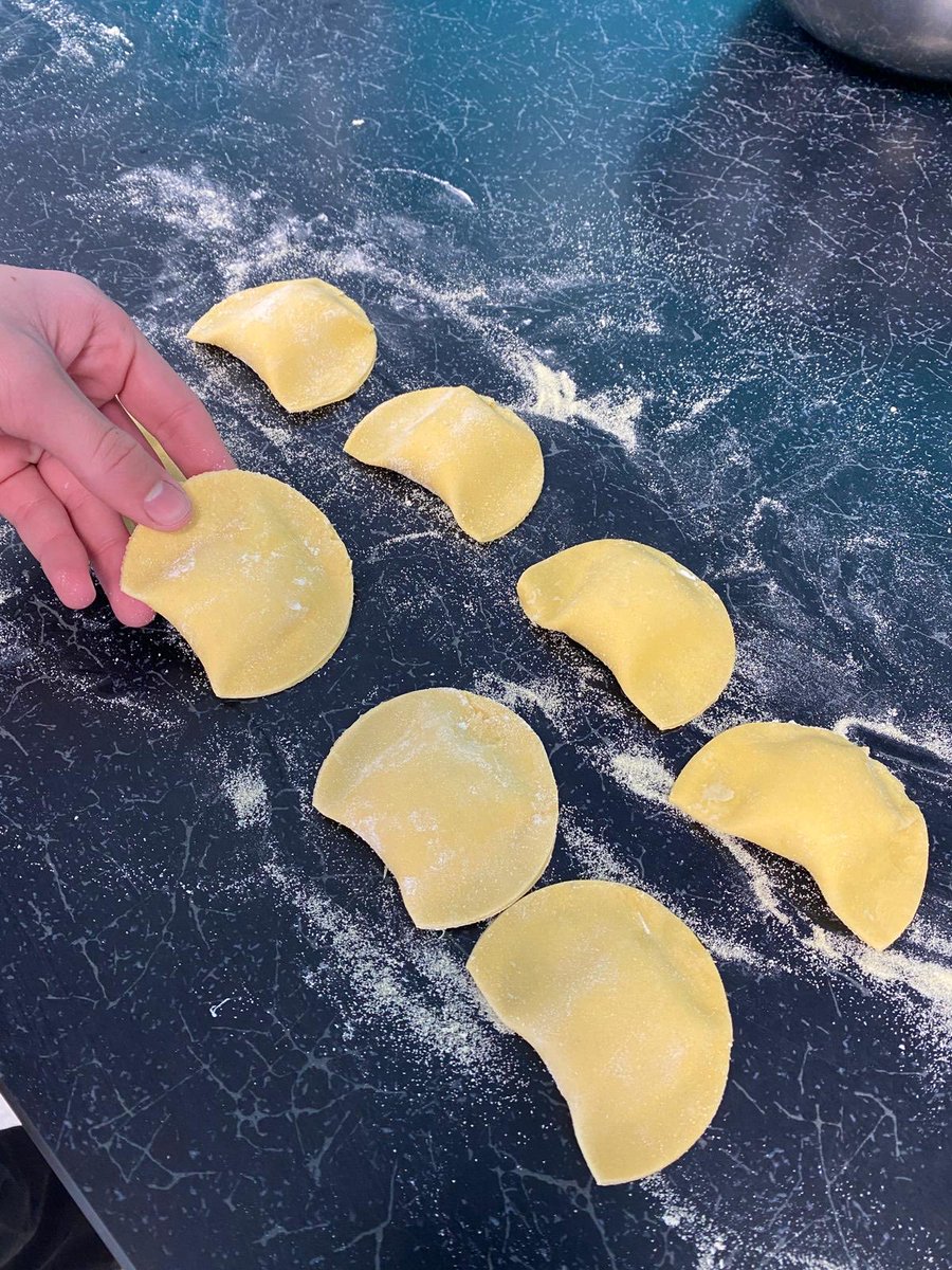 Fabulous creations from our GCSE Hospitality &amp; Catering Students. Yr11- dessert platters, homemade ice cream, honeycomb, Swiss meringue &amp; fruit coulis with chocolate tea cake. Yr10- homemade pasta ricotta tortellini. Our Pop Up Restaurant is getting closer. Watch this space 👀👌