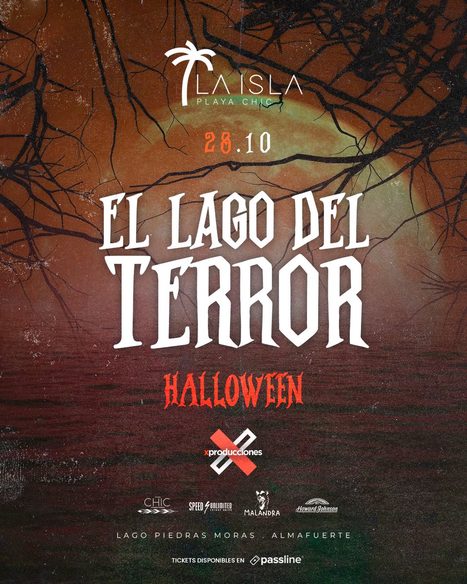El lago del terror 🎃 
Primera tanda agotada 🎟️

passline.com/eventos/2810-e…
NO TE QUEDES AFUERA 💥