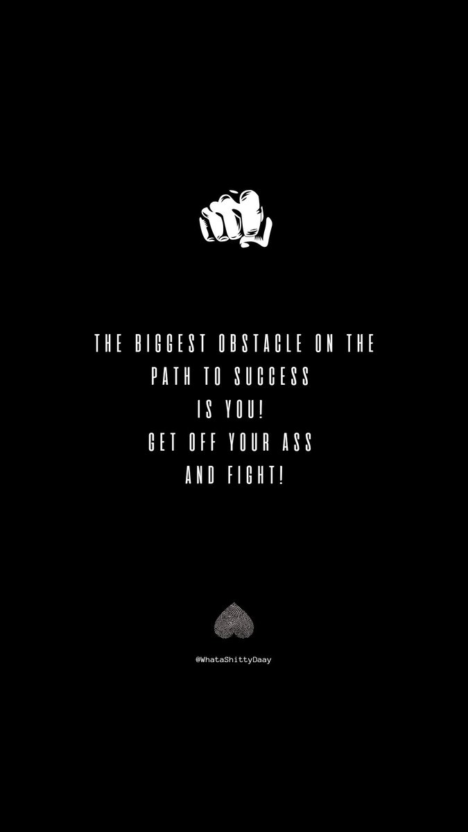 WhatAshittyDaay's tweet photo. Lazy a*s
#whatashittyday #noluck #lifesux #true #satire #hopeless #demotivation #success #fight https://t.co/N2zSSKoF2p