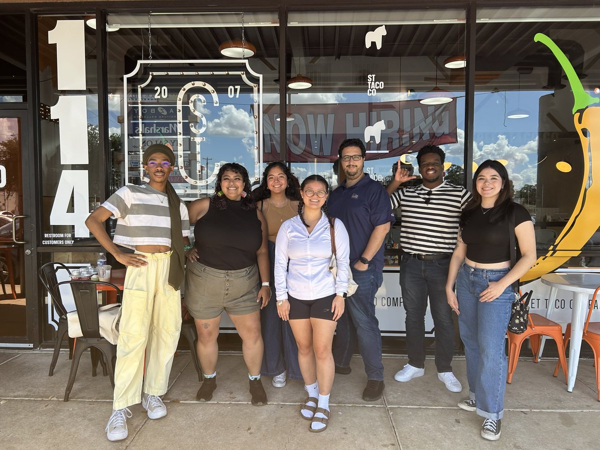 The TARDIS Research Lab had an amazing first social this semester! Our members bonded over good eats and great conversations at Street Taco Company. Here’s to a promising start to this fall semester, and all of the amazing connections built within the TARDIS lab! <a href="/UTSA/">UT San Antonio</a> <a href="/HCAP/">Hazel</a>