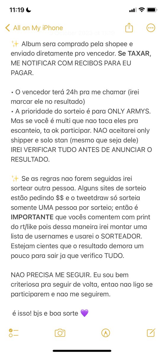 bubybts's tweet photo. ✨ SORTEIO DE UM “GOLDEN” DO JUNGKOOK ✨

— lacrado (SEM POB)
— versão escolhida pelo vencedor

Regras:
-  RT, LIKE &amp; COMENTAR com PRINT 

‼️ NAO PRECISA ME SEGUIR. serio, nao sigo de volta. 

Resultado: 04/11

‼️ LEIA A IMAGEM ANTES DE PARTICIPAR! https://t.co/73EWtGfy9m