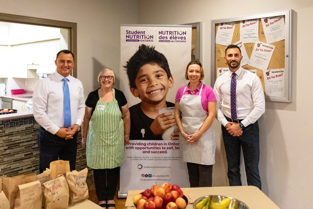 MichaelParsa's tweet photo. Nutritious food supports growing minds and bodies. That’s why Ontario is investing an additional $5M in the #StudentNutritionProgram and the #FirstNationsStudentNutritionProgram this year.
Learn more about how you can get involved: https://t.co/hxmZs5sRAZ https://t.co/ZaonLjIBpx