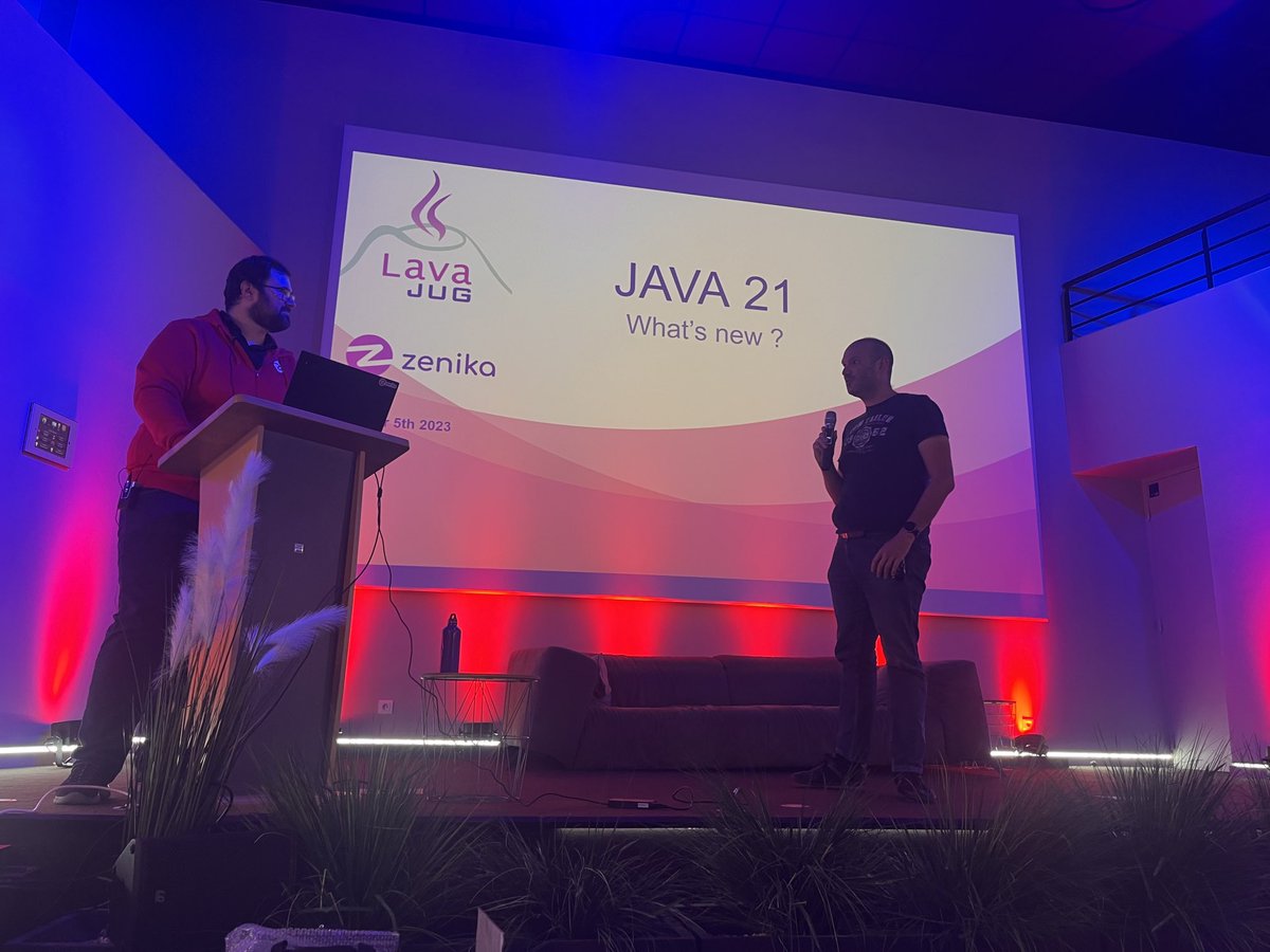 C’est parti pour la rentrée 2023-2024 du #LavaJUG avec les nouveautés #java 21