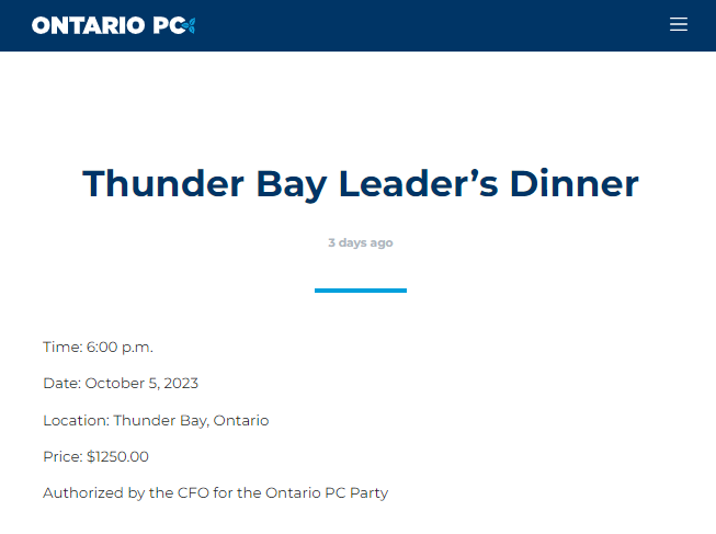 TDotResident's tweet image. #ONpoli 

NEW:

It appears that Doug Ford&apos;s #GravyPlane flew from Buttonville (Markham) to Thunder Bay at 8am today.

It is likely that Ford flew in for the Ontario PC Party&apos;s $1250/person Leader&apos;s Dinner.

Look for Ford to do a photo op and then charge this trip to taxpayers.