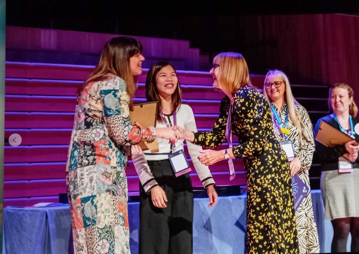 SaraTurle's tweet photo. What a pleasure presenting Support for Caregivers, Friends and Family Award to the winners @DementiaUK and also celebrating runners up @STSFTrust #thedifferenceyoumake 1 week on #Penna23 @PEN_NEWS https://t.co/4OmcHGiHx4