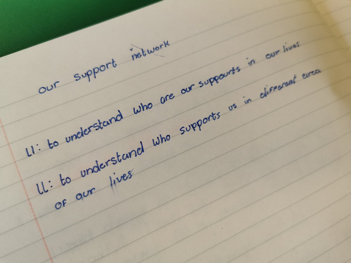 Although a little camera shy, Nurture pupils were giving some thought to their personal support network. #selfcare #resilience