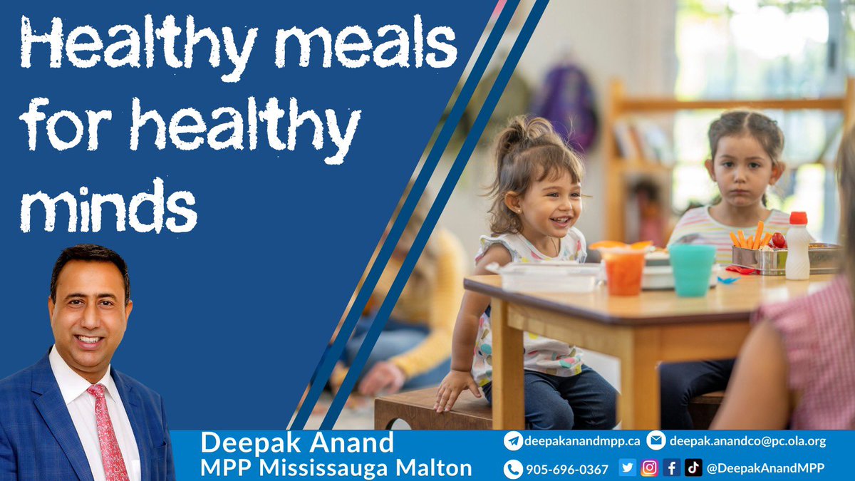 DeepakAnandMPP's tweet photo. Our govt understands Hungry kids are Angry kids, that’s why we are investing ad’l $5M in #StudentNutritionProgram #FirstNationsStudentNutritionProgram to provide over 600,000 students healthy meals & snacks through out the school year. #WorkingTogether https://t.co/7OAqFBzpTp https://t.co/qVP5NivLmy