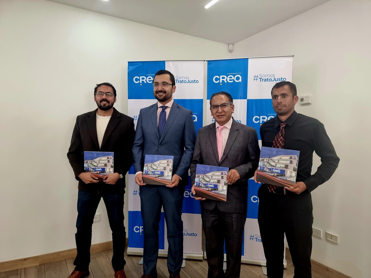 Presentación de la revista corporativa de <a href="/cooperativacrea/">Cooperativa CREA</a> 
y del libro Diálogosdel Colapso del autor Jean Paul Pinto PhD.