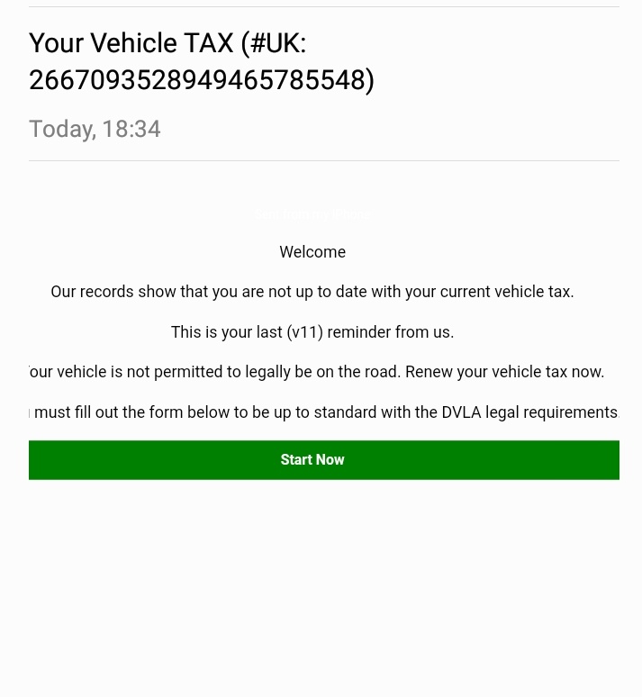 lonewolfvrgames's tweet photo. scam, just got this in my email, I don't drive https://t.co/dDjvXMER8S