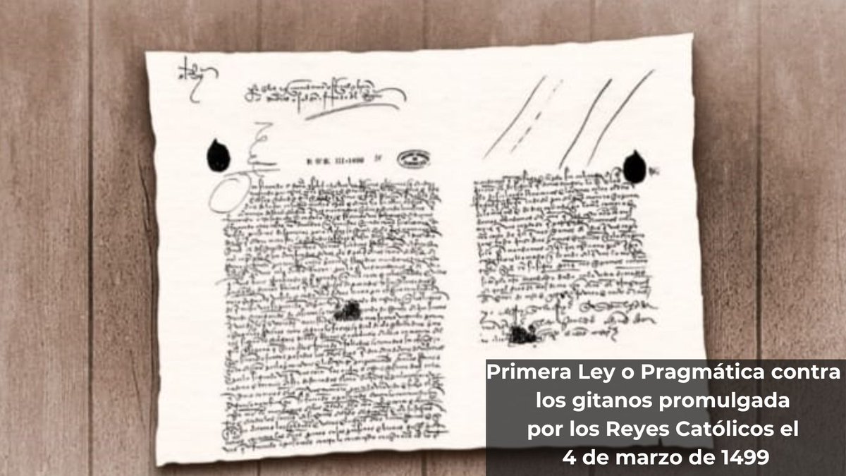 abalosmeco's tweet photo. La ignorancia se arregla, pero con el odio se desatan catástrofes. Parece increíble oír al consejero de Educación de la Comunidad de Madrid, un ejemplo del saber poco merecedor de la responsabilidad que ostenta.

Los Reyes Católicos aprobaron la 1ª Pragmática contra los gitanos en 1499, que los calificaba como “egipcianos, vagabundos, sin señas conocidas y sin vecindad”. Todo lo que no toleraba la Corona, la vida errante y no estable. En la disposición se les obligaba a establecerse en el lugar donde se hallaran y a no viajar en grupo por los distintos reinos. Si no cumplían la ley se les expulsaba. Recordemos que, por otros motivos, hacía siete años que habían expulsado a los judíos. +•➤ https://t.co/6vlfokTlWh.

“Desde los tiempos de Isabel la Católica, los españoles nos hemos mezclado”, dice el consejero Emilio Viciana.

¡Qué vuelva a la escuela, pero obviamente como alumno!