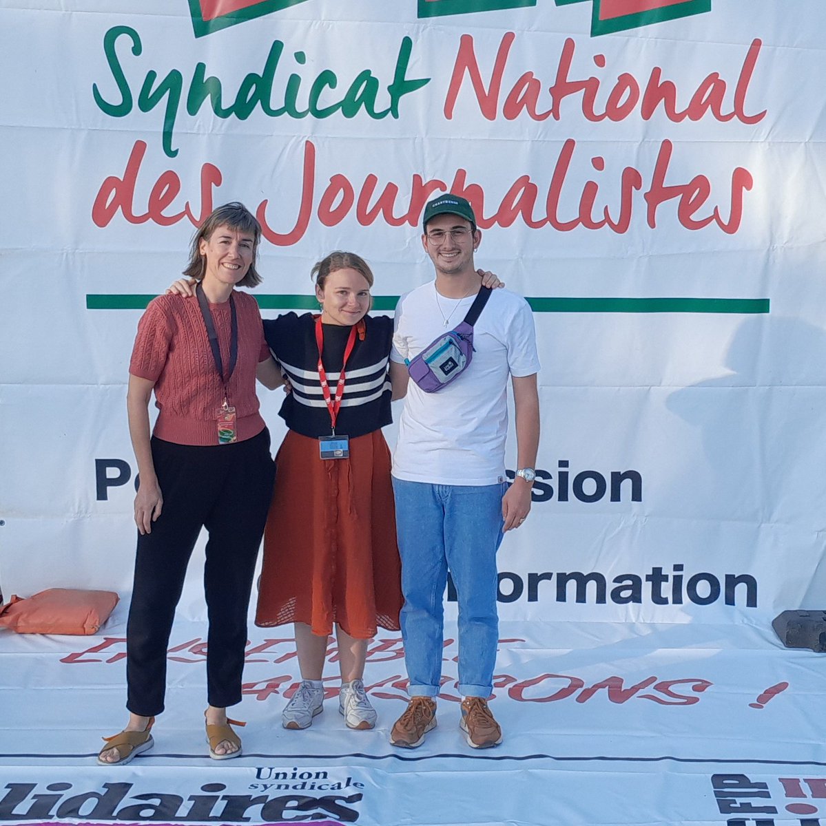 SNJ_AEFinfo's tweet image. 🏁 C'est parti ! Depuis mercredi, DS et membres du SNJ AEF info sont au congrès annuel électif du SNJ à Albi.