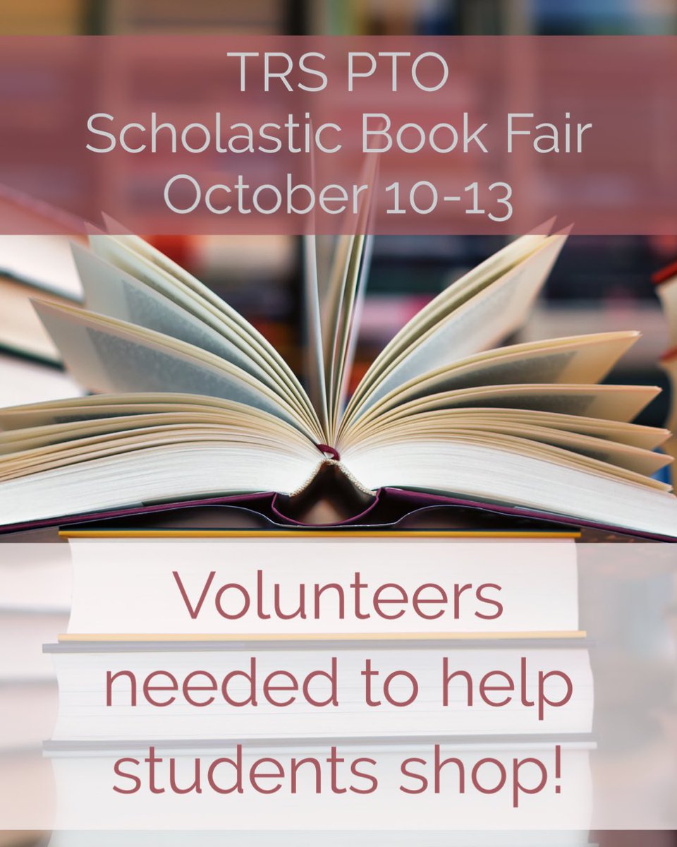 Tinc Road PTO (@ptotinc) on Twitter photo The Book Fair is next week in the <a href="/tincroadschool/">Tinc Road Elementary School</a> Library! We need volunteers to assist students while they shop. If youβre interested, click the link! π Thank you for your support!
bit.ly/SignUpFallBookβ¦ The Book Fair is next week in the <a href="/tincroadschool/">Tinc Road Elementary School</a> Library! We need volunteers to assist students while they shop. If youβre interested, click the link! π Thank you for your support!
bit.ly/SignUpFallBookβ¦