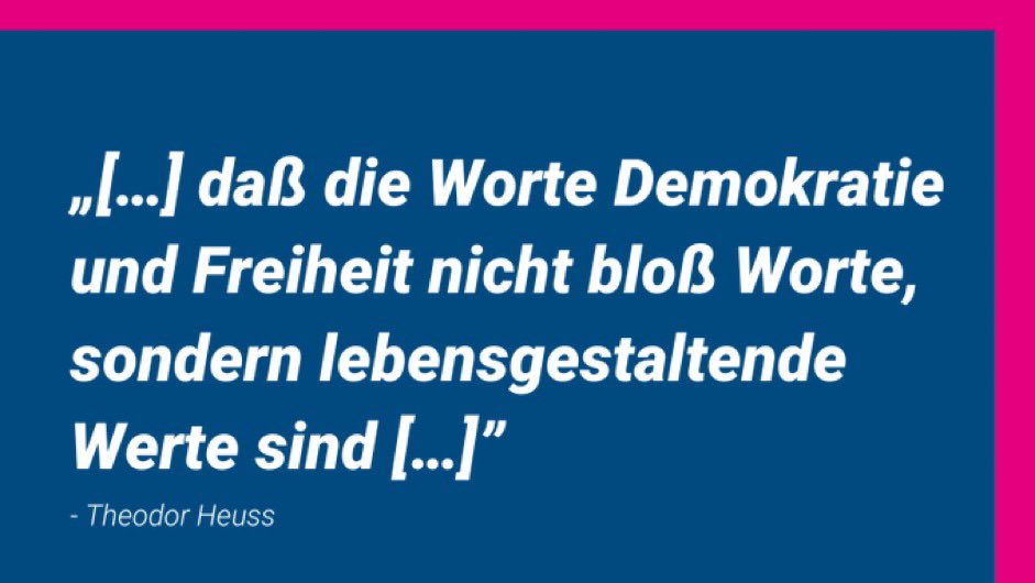 Wahre Worte.
#Demokratie #Freiheit #TheodorHeuss #Heuss #WahreWorte