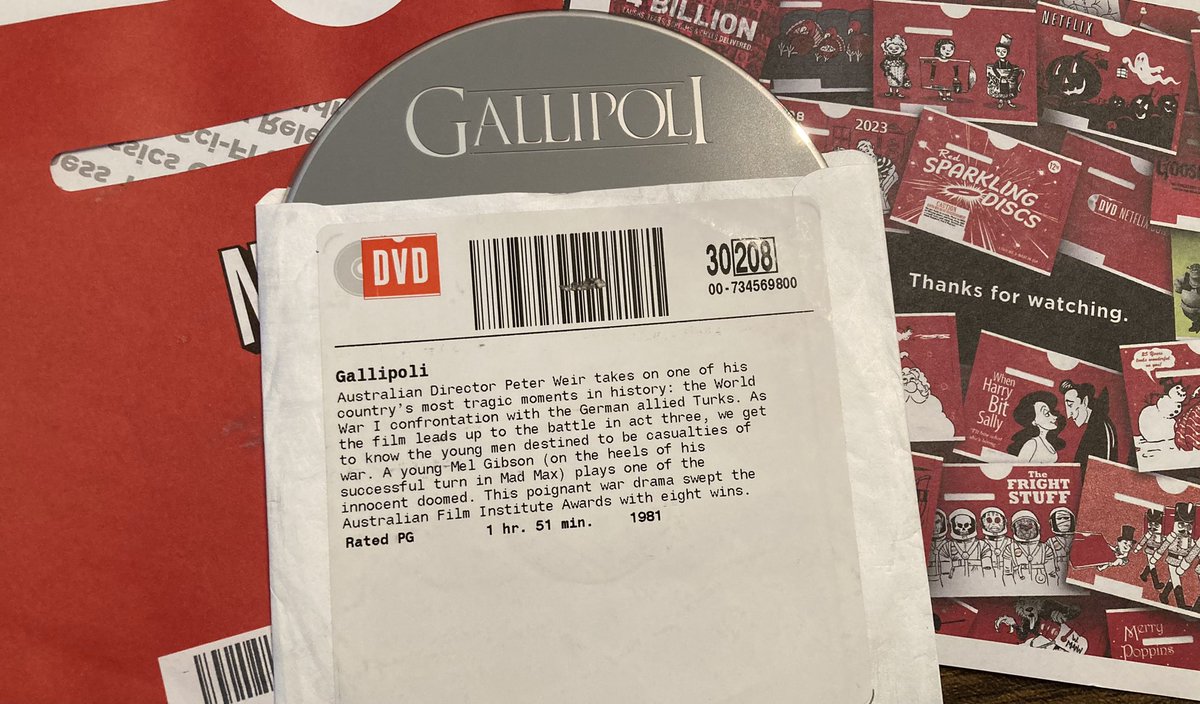 islandsnoopy's tweet image. Last dvd arrived yesterday. Thank you @dvdnetflix I’m going to miss seeing those red envelopes in the mailbox. #DVDNetflix25 #GetThroughMyQueue