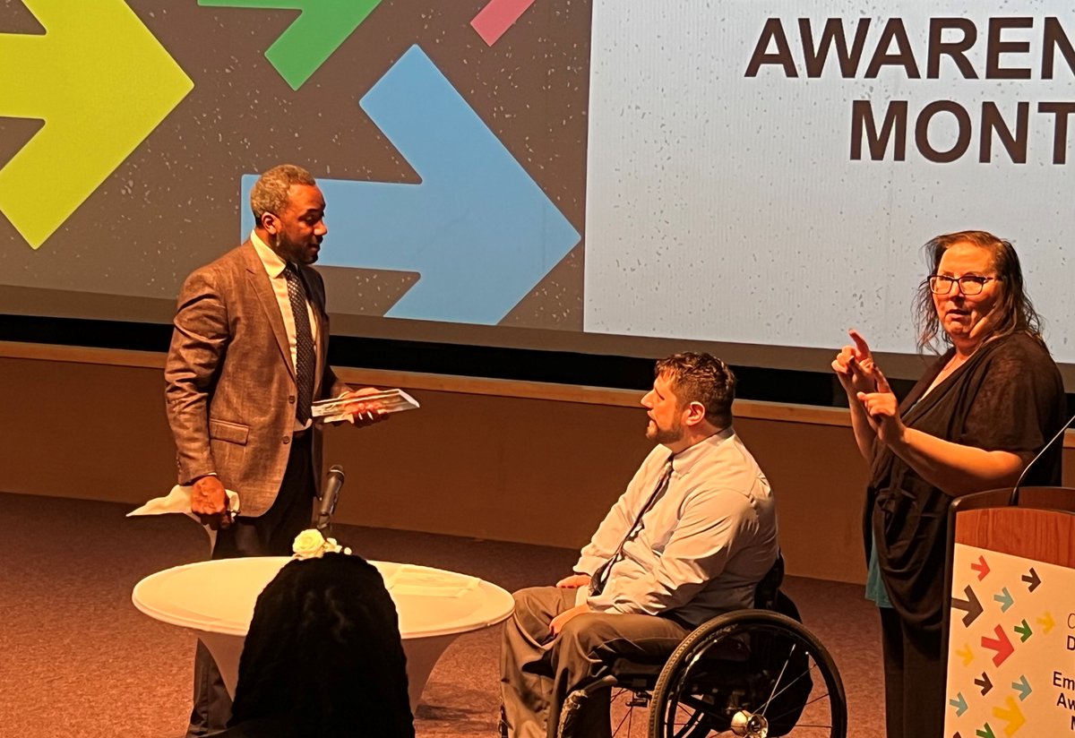NYSDCSCommish's tweet photo. It was a privilege to be able to celebrate #DREAM with our agency partners. Here @NYSCivilService, we are building a workforce that reflects, respects, and celebrates diversity and accessibility in the workplace. Thanks to our engaging speakers for sharing their stories today. https://t.co/vzYBxJ25Nr