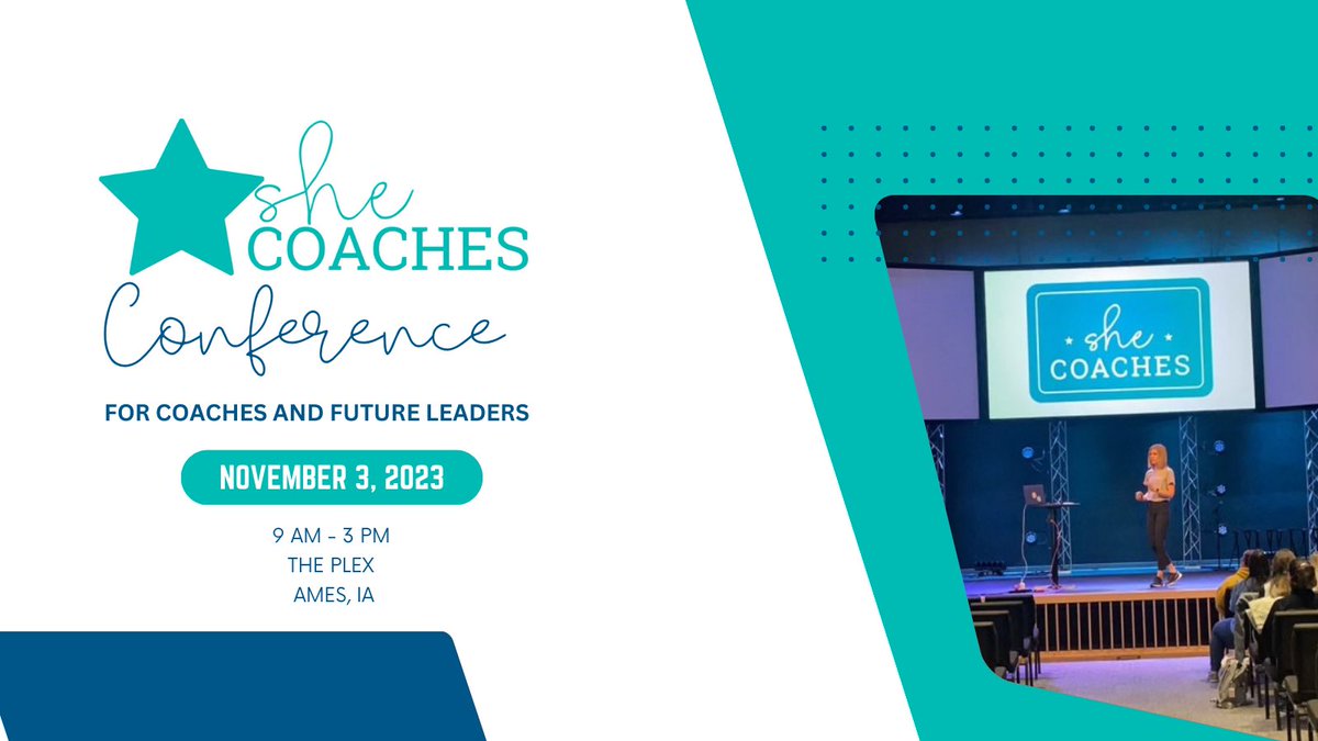 For women leaders in sports looking for a supportive community and a chance to grow their impact. Join us at the 2023 She Coaches Conference!
🗓️Friday, November 3
📍Ames, IA
🎫 sheplaysnow.com/shecoaches