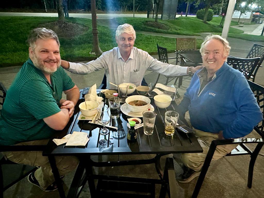 Glad to give a lecture <a href="/DukeU/">Duke University</a> for <a href="/PimmStuart/">STUART PIMM</a> class of #conservation biology and also to visit the lion in his den. Also with <a href="/johnnybirder/">John W. Wilson</a>   Great conversations. <a href="/wti_org_india/">Wildlife Trust of India</a> <a href="/IUCNscience/">Thomas Brooks</a> <a href="/jonparod/">Jon Paul Rodríguez</a> <a href="/Taotiebin/">Binbin Li</a>  @AzzedineTDownes <a href="/JJMandima/">Jimmiel  Mandima</a>