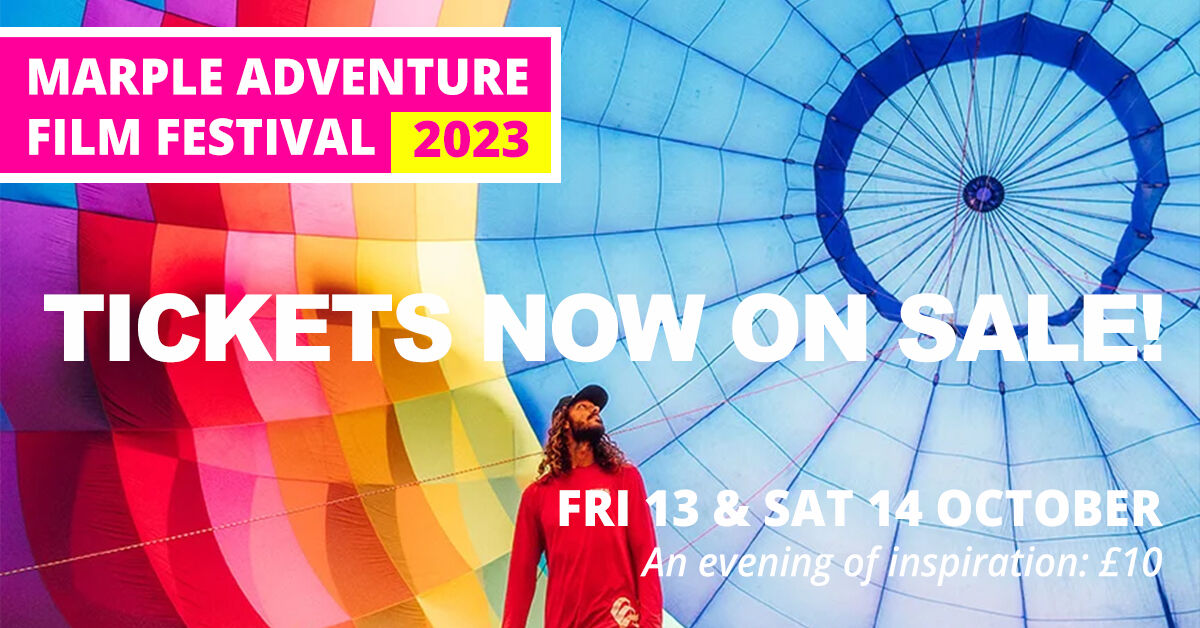 MarpleAdventure's tweet photo. Like Banff, but in your back garden! An evening of award-winning Adventure Films, in Marple! That's Marple Adventure Film Festival! Join us on Fri 13th or Sat 14th October... tickets from https://t.co/dVdX16xIhX https://t.co/GDvUpj5cYc