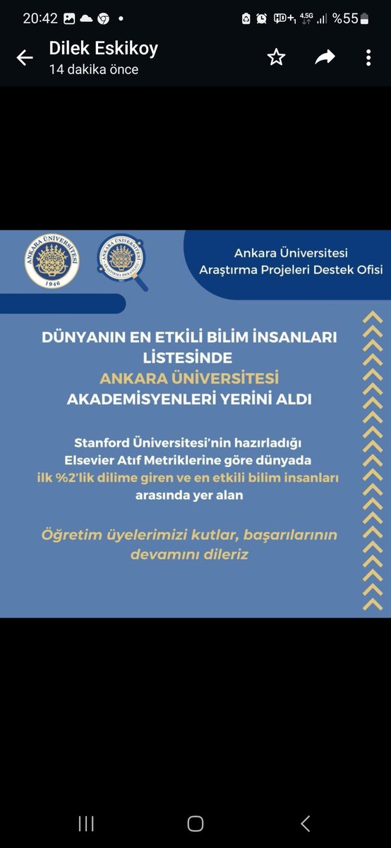 FenKimya's tweet photo. En etkili bilim insanları arasına giren öğretim üyelerimizi kutlar, başarılarının devamını dileriz. @AnkaraUni @AnkaraUni_Fen @AnkaraTTO https://t.co/cXBINV13wn
