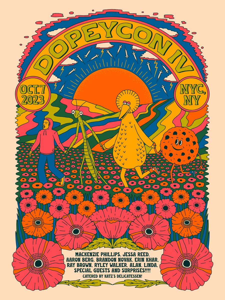 DopeyCon IV NYC Is this weekend! Join me, <a href="/paulina_pinsky_/">Paulina Pinsky (she/her/they)</a> and Dave of <a href="/Dopeypodcast/">Dave & Chris</a> on Sat 7 Oct 5:30 PM - 10:30 PM and have some fun!  Other greats will be there too! tickettailor.com/events/thedope…