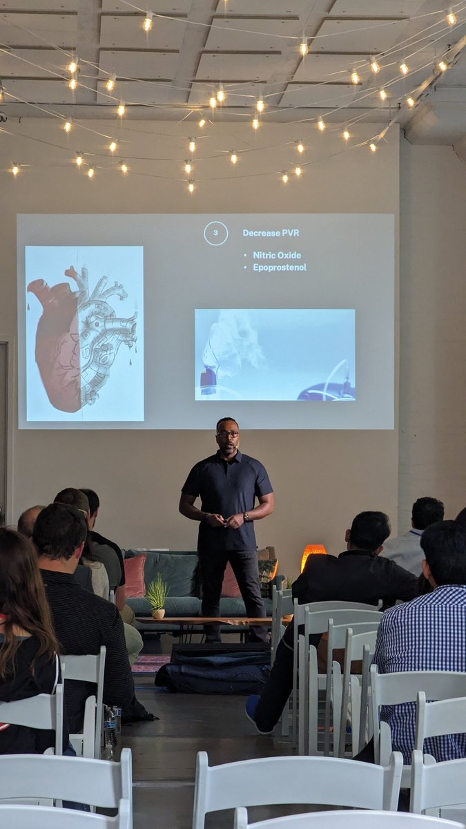 Intubating the RV failure patient with @hagahmedmd at #ResusXReset ➡️Optimize preload ➡️Augment the squeeze ➡️Avoid hypotension ➡️ Resuscitate before you intubate #ResusX2023 @CriticalCareNow