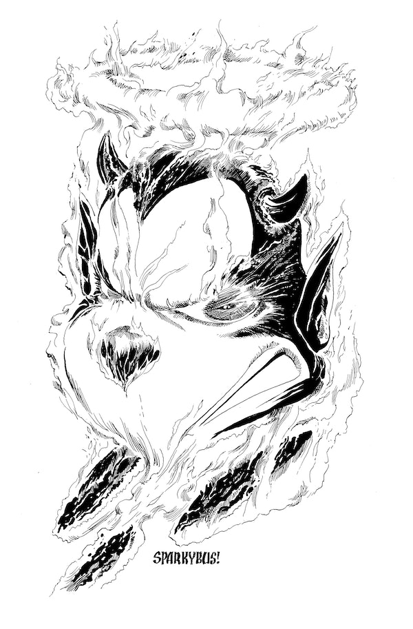 Last day to support Steve Peters Kickstarter. My drawings included in the sketchbook gallery. With a variant cover by Dave Sim! kck.st/3sHkDrS