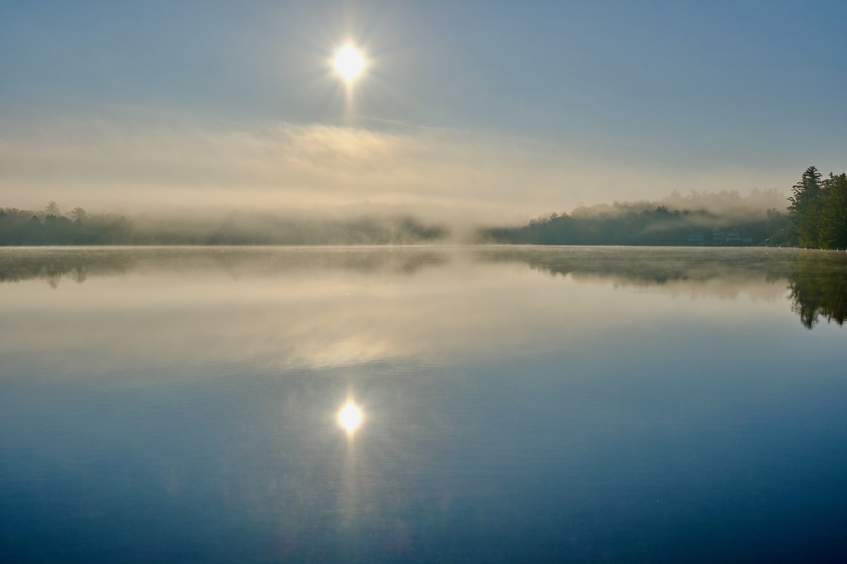 Plunkett Lake in the Fog