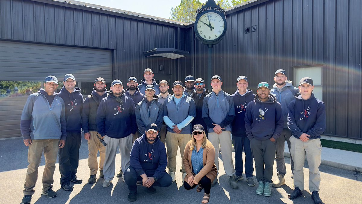 jmainse_turf's tweet photo. Now that I’m settled back in at school I’d like to take the time to thank Steve, Vince, and the rest of the guys at Winged Foot for an awesome internship. 6 months flew by but I learned so much and made so many great memories! https://t.co/5bxWGqYHGf