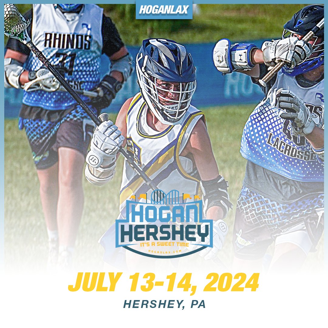 Hoganlax is excited to announce dates for Hogan Hershey and Summer Exposure 2024! Naptown dates to follow 🥍

Summer Exposure ☀️ June 15-16, 2024
Hogan Hershey🎢 July 13-14, 2024

Registration is now OPEN with EARLY BIRD specials.

Visit hoganlax.com for details