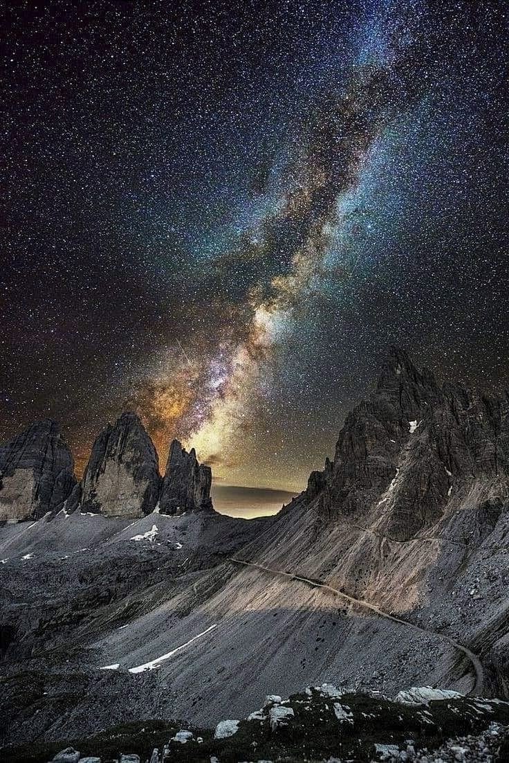 Night skies in the Dolomites, Italy ✨