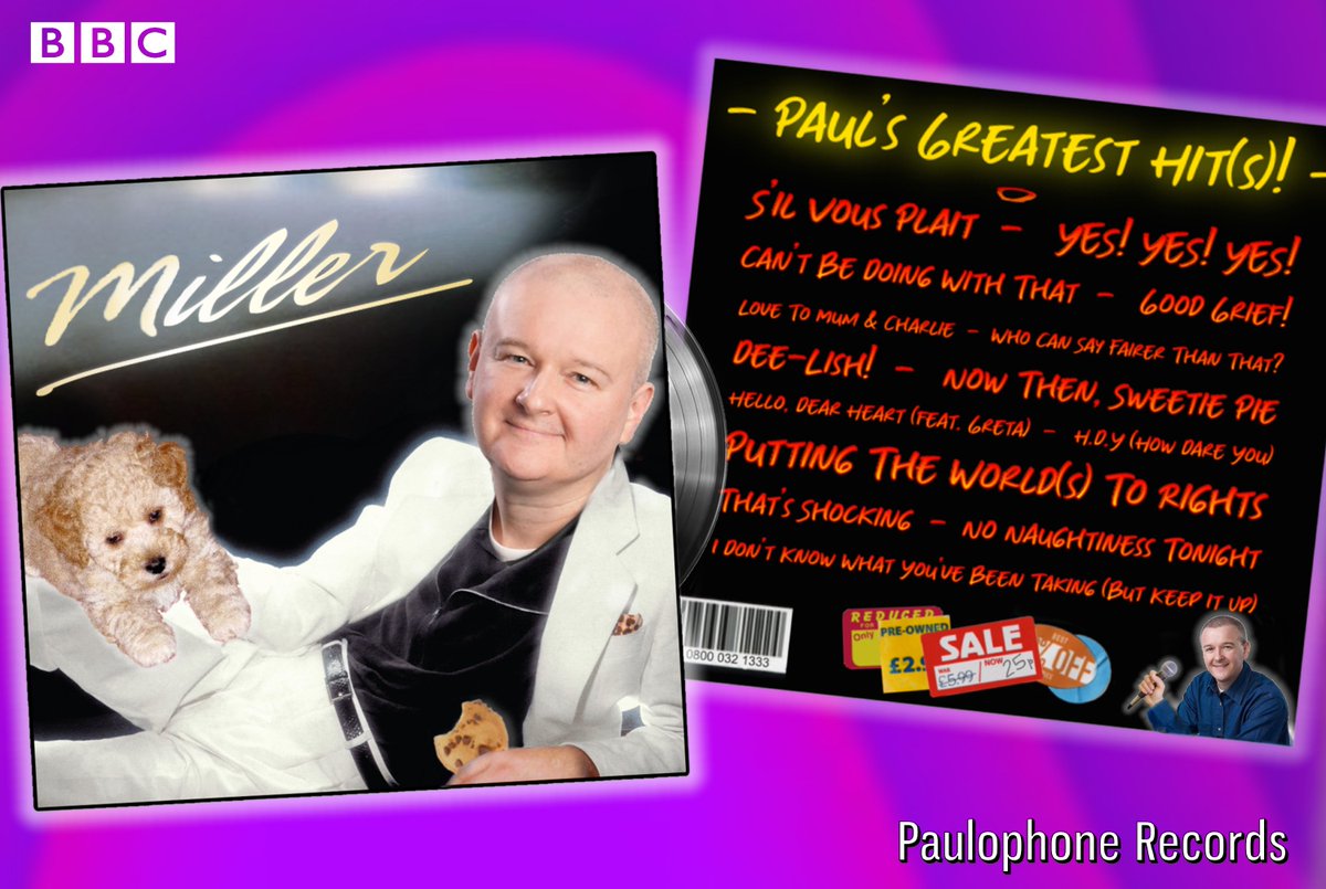 Tonight #PaulMiller - the pint-sized prince of pop-picking - presents his final @BBCRadioSolent show!

Best wishes @PaulMillerRadio, thanks for the laughs ...and good luck with the new album!  x
📻🍪☕️🐶     
⁽ᴰᴬᴺ ⁻ ᴿᵂ⁾