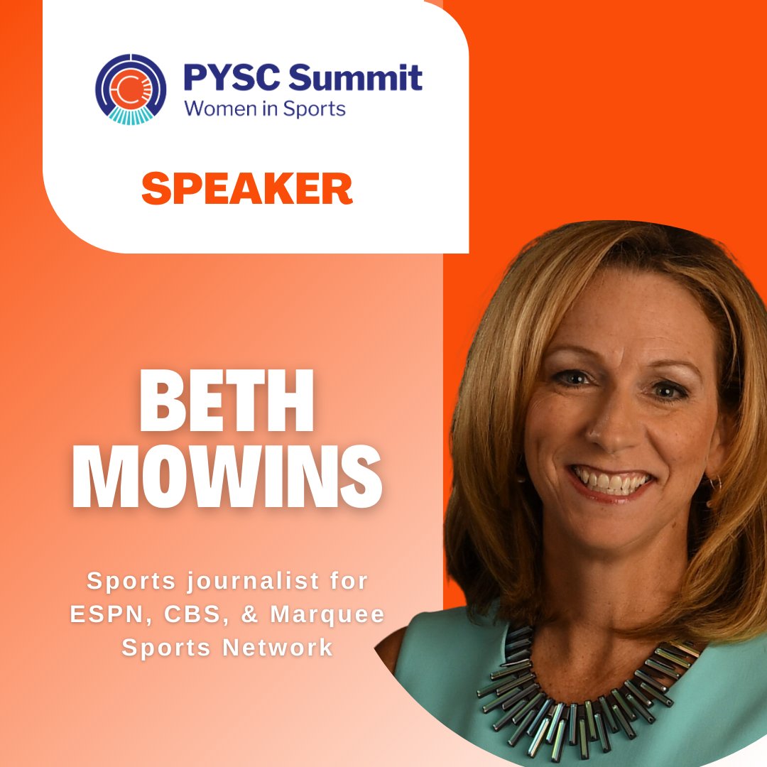 PhilaYouthSport's tweet photo. The incomparable play-by-play announcer & sports journalist for @espn, @CBS, & @WatchMarquee Beth Mowins, is next on our list of guest speakers at the PYSC Summit!
Grab your tickets to this year's summit below! 🌟
https://t.co/Ep9w5933v6
#PYSC #WomeninSportsSummitPHL https://t.co/CKB9M4pjD4