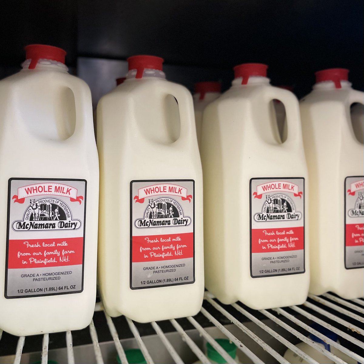 We get our cow’s milk from McNamara Dairy in Plainfield, NH. 🐄 It’s locally sourced and farm-fresh!🥛

#FreshDairy #ShopLocal #LebanonNH #UpperValleyVTNH