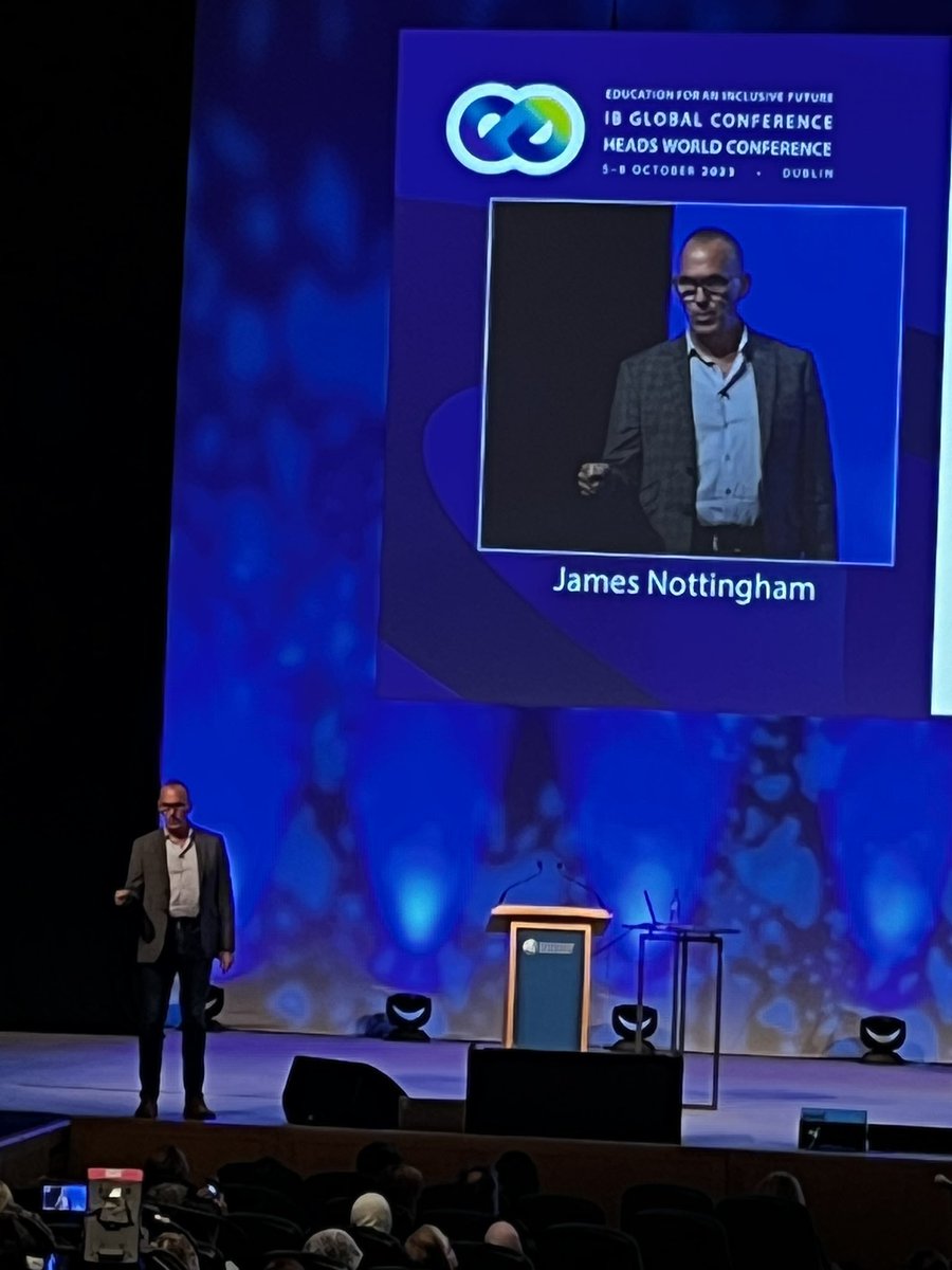 “Overcoming challenges. That's the best way to develop self-efficacy…. And I say to parents, if I were you, think less about helping your children to succeed, and more about helping your children to overcome challenges.” @JamesNottinghm at #IBGC2023