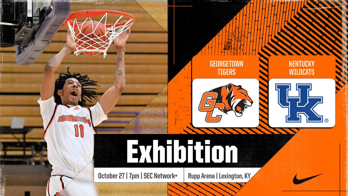 The Men's Basketball exhibition game against Kentucky will tip at 7:00pm on Friday, October 27th and will be televised on SEC Network+, which is part of the ESPN+ streaming package. #TigerPride