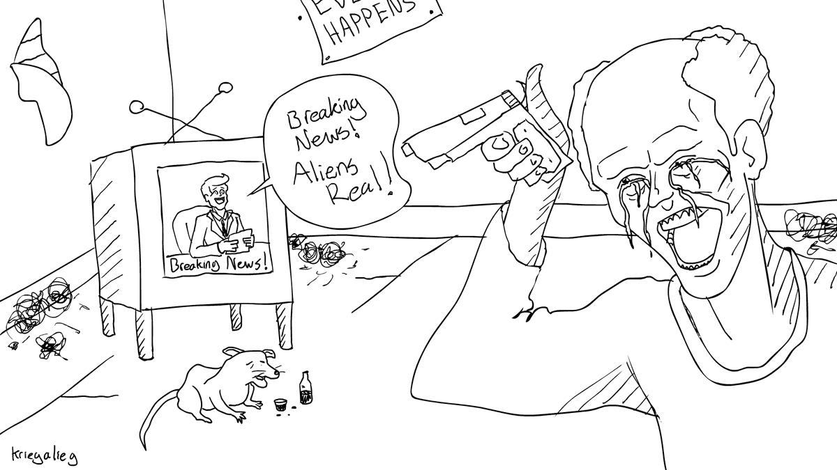 Kriegalieg's tweet photo. We all know a guy like this hahaha always a cooky character. Listen people, straight up, from my heart, don't watch the news, let the news watch you. Touch volcano. Jump into the volcano

#art #digitalart #volcano #rat #webcomic #society #schizo #uap #uaps #uaptwitter https://t.co/HlEML0AnNb