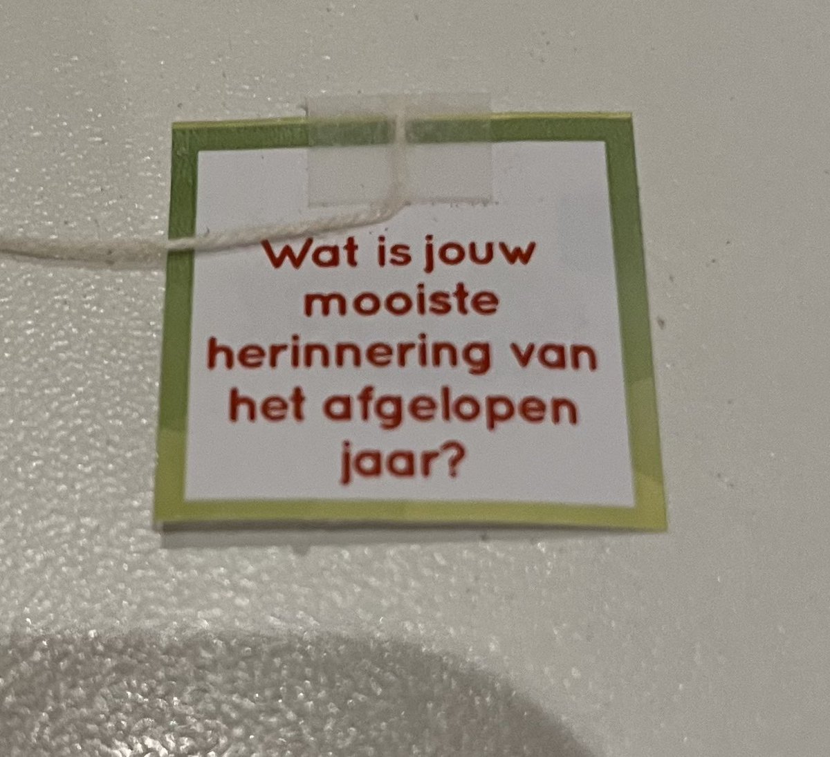 Vraag van de dag