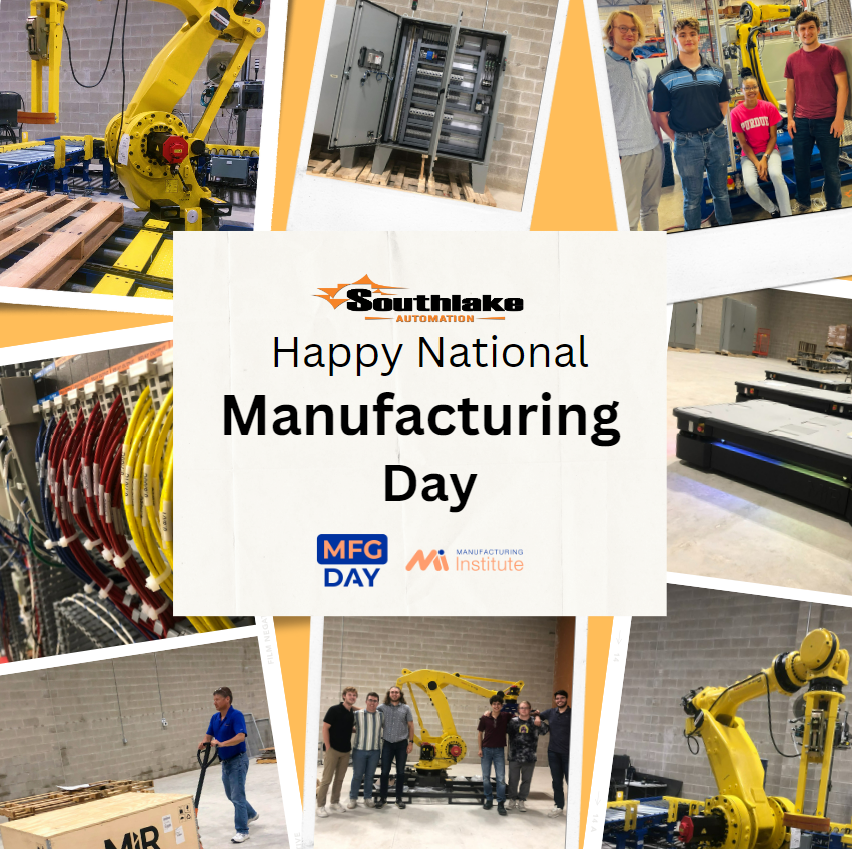 SLAUTOMATION's tweet photo. Join us in celebrating the National Association of Manufacturing's annual #ManufacturingDay! ⚙️

#southlakeautomation #nationalassociationofmanufacturing #manufacturing https://t.co/PTiVRPNgtS