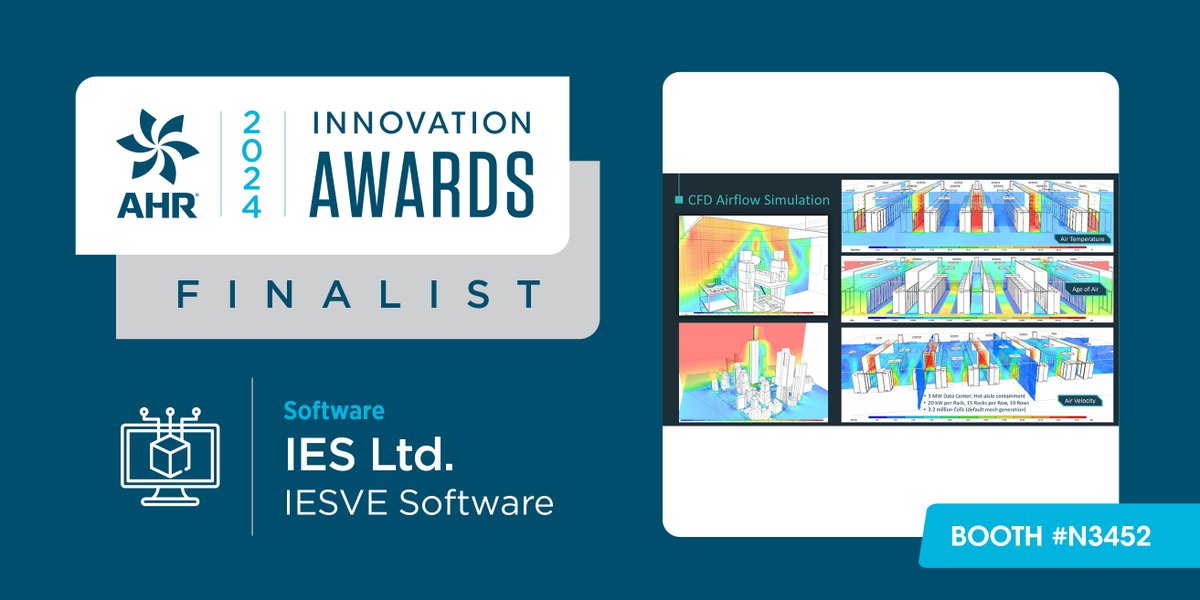 ahrexpo's tweet photo. Congrats to our 2024 Innovation Awards Finalists for #Software Conduit Tech, IES Ltd., and Interplay Learning. https://t.co/OffLLDBBMq