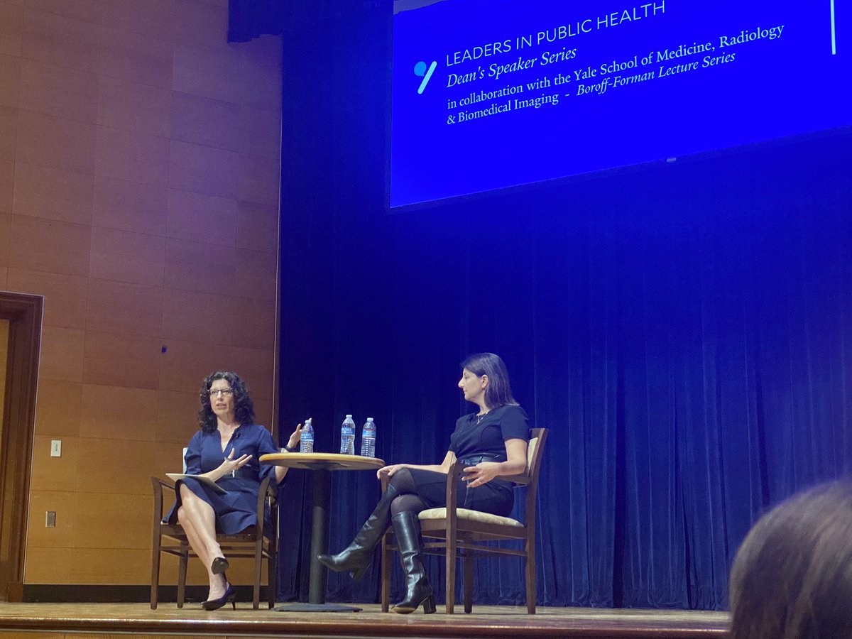 “Part of what we can do in academia is tell the story about why CDC matters and why this work matters.” - Dean @meganranney in conversation with @CDCDirector