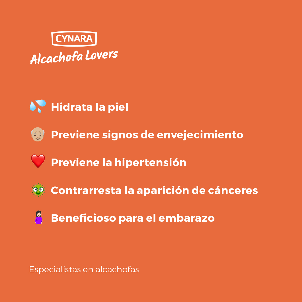 La alcachofa es rica en el “famoso” ácido fólico ¿Sabes lo que significa eso?

💦 Hidrata la piel
🧓 Previene signos de envejecimiento
❤ Previene la hipertensión
🦠 Contrarresta la aparición de cánceres
🤰 Beneficioso para el embarazo