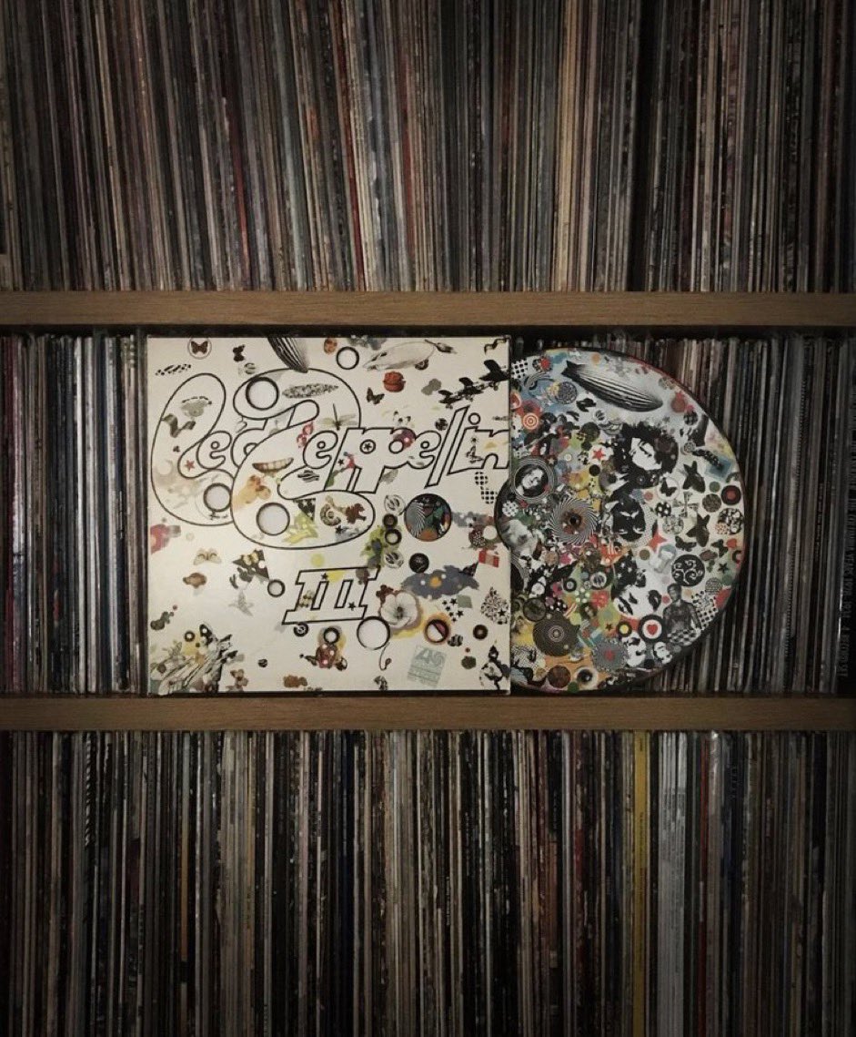 AwynCastro's tweet photo. #LedZeppelin3 is the third studio album by the English #rock band #LedZeppelin, released on 5 October 1970. It was recorded in three locations. Much of the work was done at Headley Grange, a country house, using the Rolling Stones Mobile Studio. https://t.co/bFVZ7DSeTY
