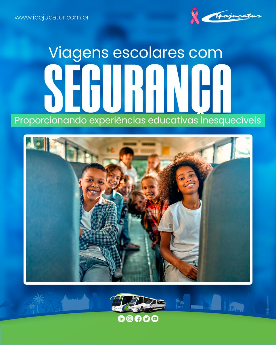 ipojucatur's tweet photo. Nossos serviços de fretamento eventual para atividades pedagógicas ou visitas técnicas garantem viagens seguras e educativas para os estudantes. Conte com a Ipojucatur para tornar cada excursão escolar inesquecível! 🎒🚌

Contate-nos:
📲 (11) 3217 – 6000 - SAC Digital (WhatsApp) https://t.co/X2BmePOFbV