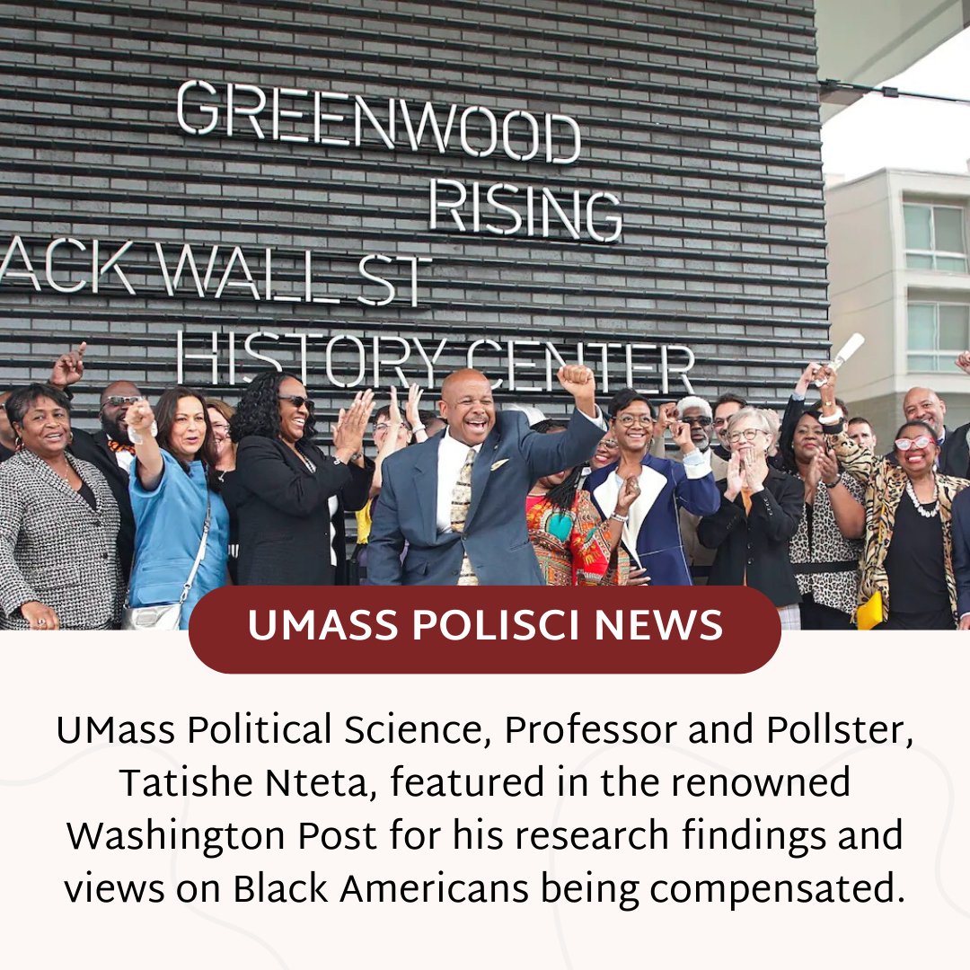 Department of Political Science at UMass Amherst tweet media